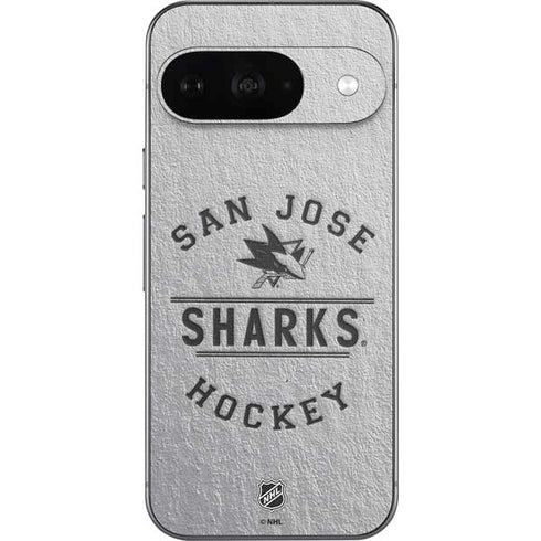 NHL San Jose Sharks Black Text Google Pixel 9 Skin